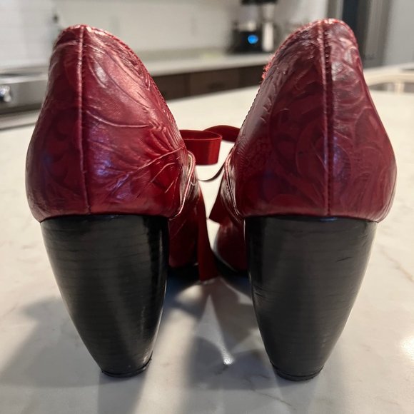 John Fluevog vintage Mary Jane heels, size 7.5 - Picture 3 of 8